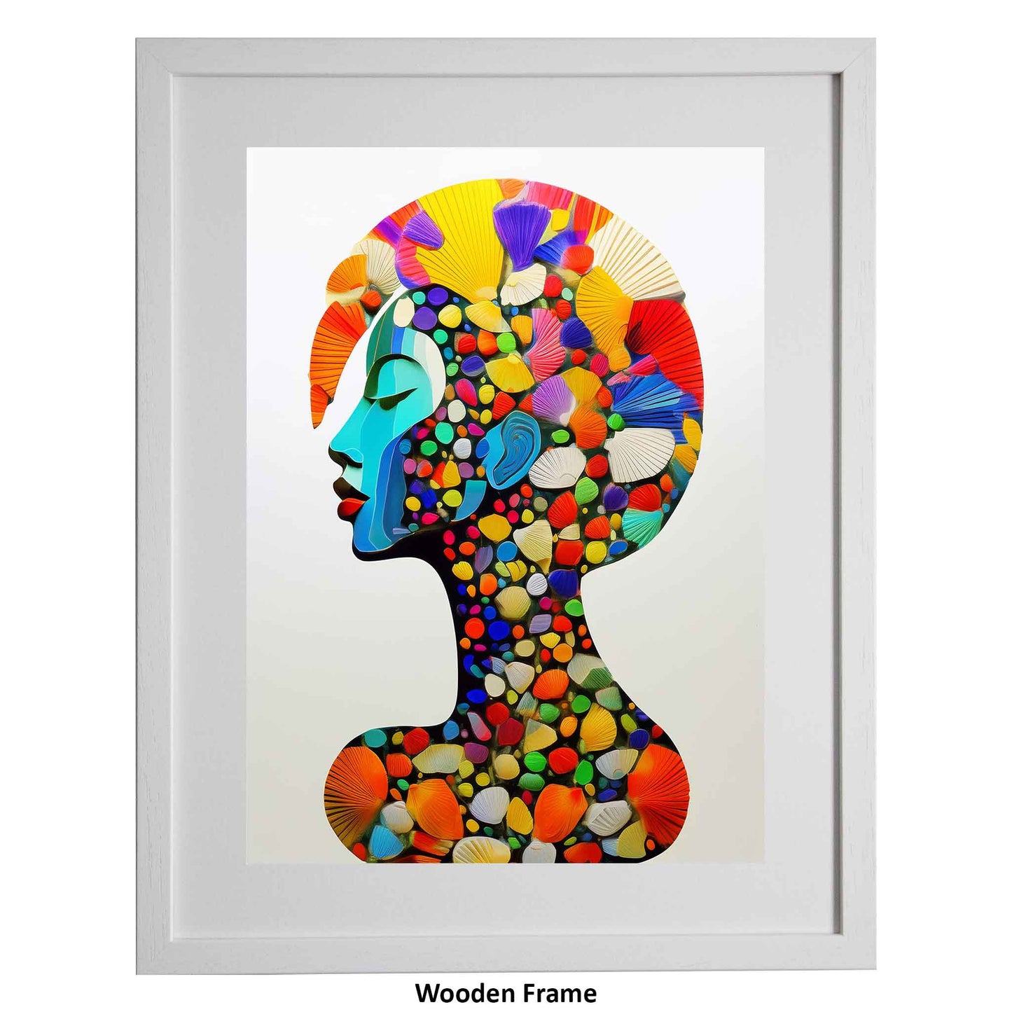 Me-Shell, a framed modern art print from the Ximago store
