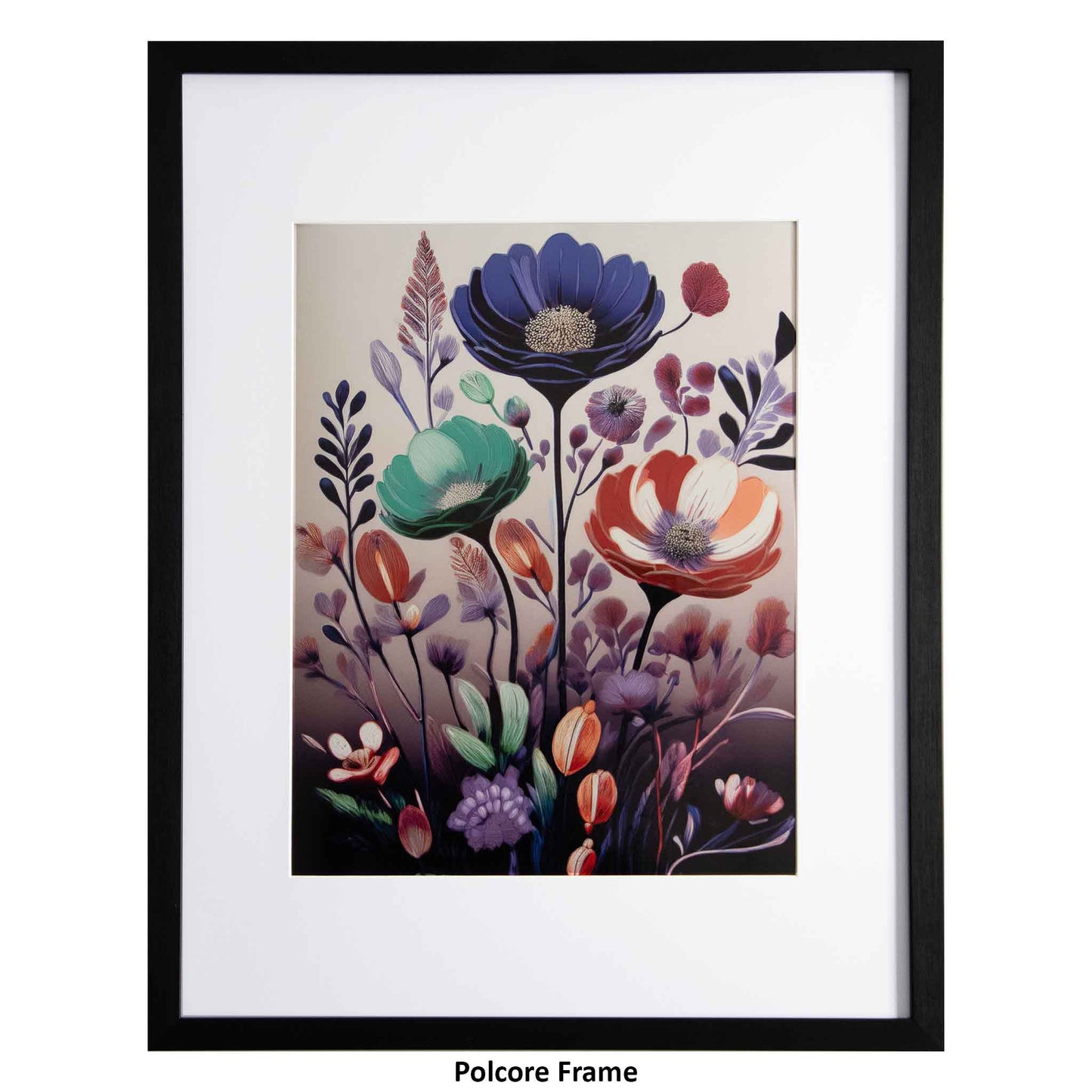 Blooming Lovely, a flowery modern art print from the Ximago store