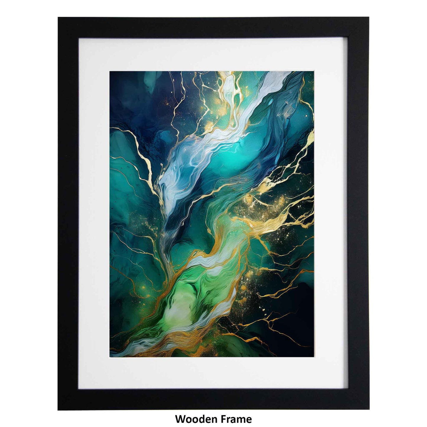 Golden Threads, a framed modern art print from the Ximago store
