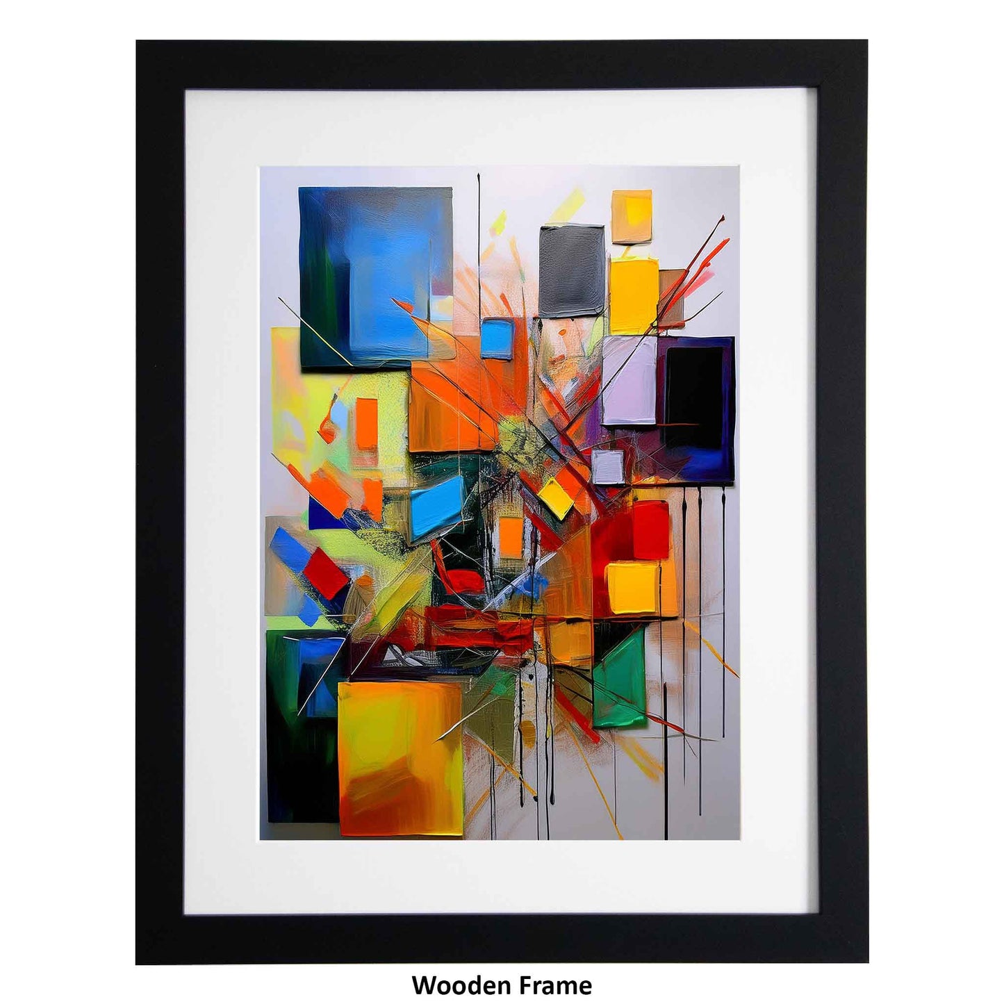 Colour Box, a framed modern art print from the Ximago store