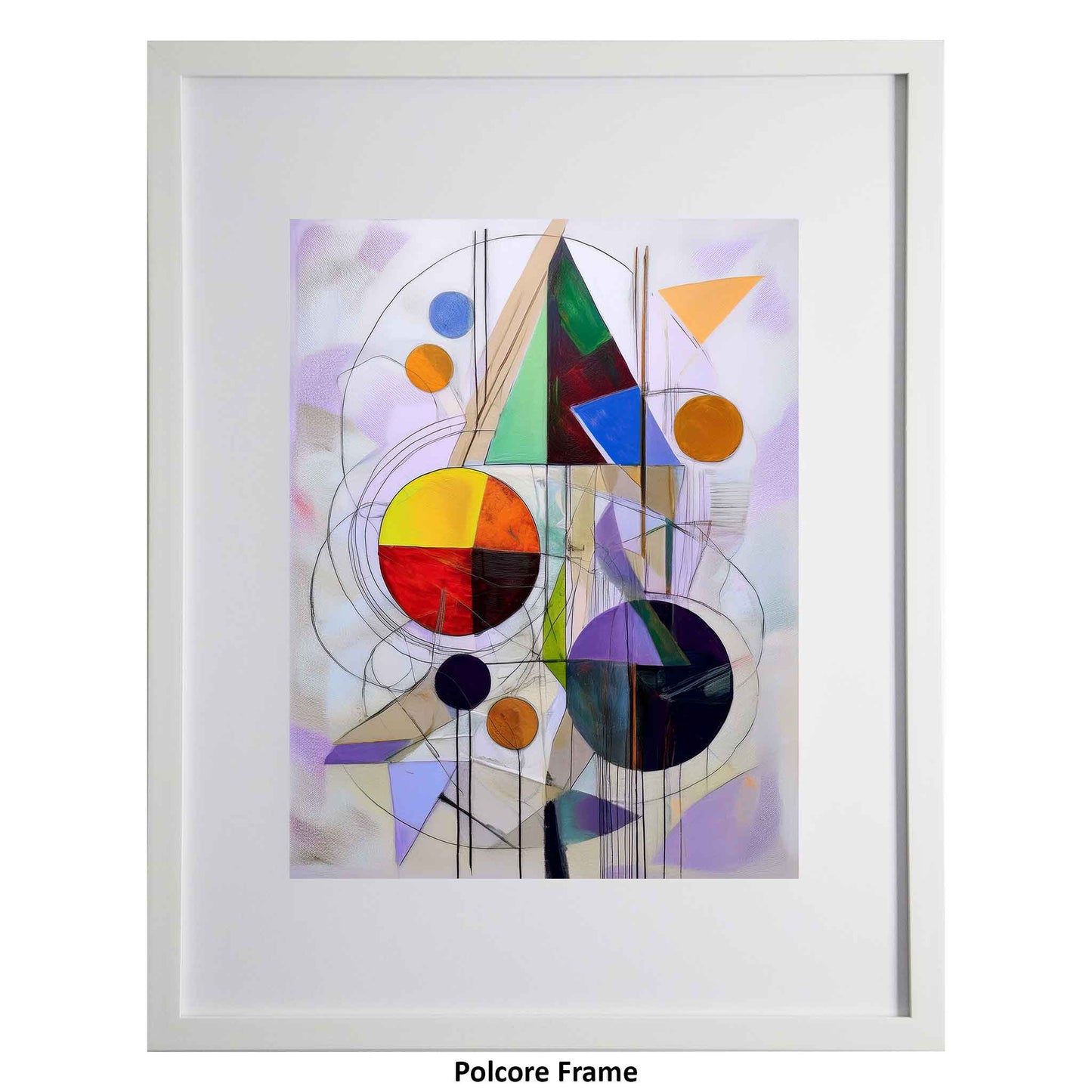 Shapely, a framed modern art print from the Ximago store