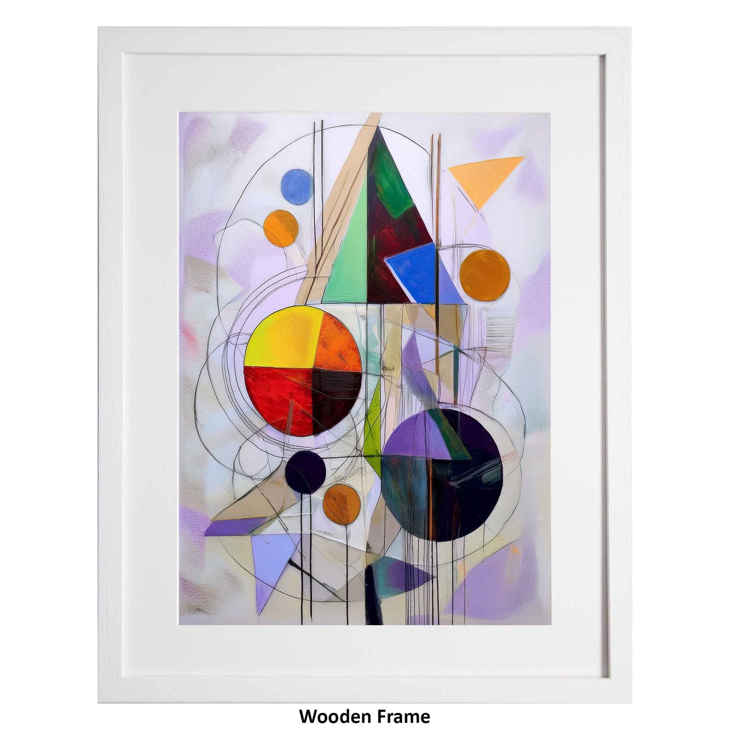 Shapely, a framed modern art print from the Ximago store