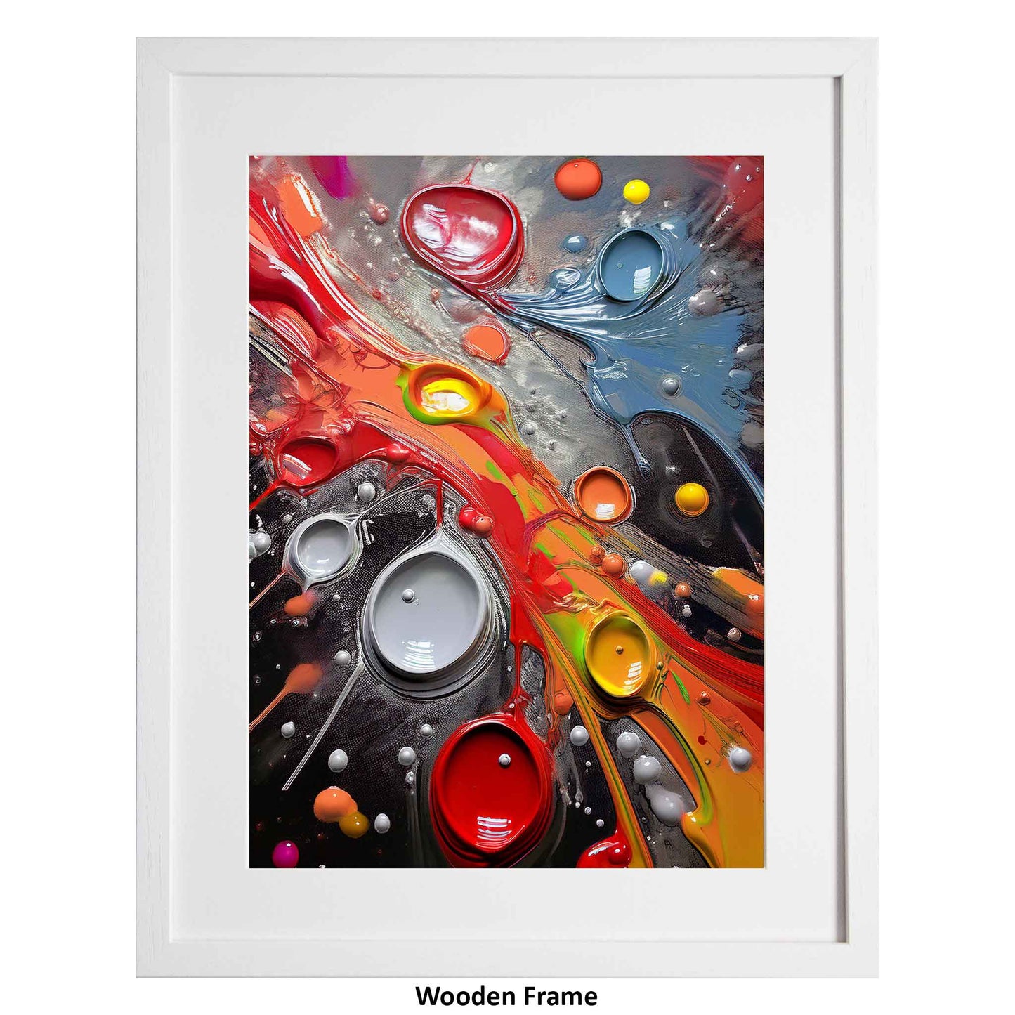Colour Splash, a framed modern art print from the Ximago store
