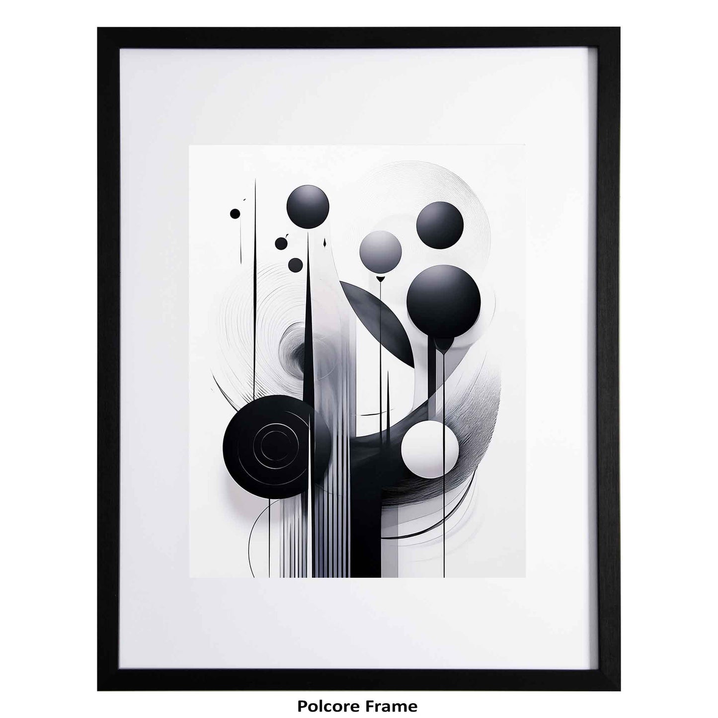 Framed Modern Art Print - Ironwood