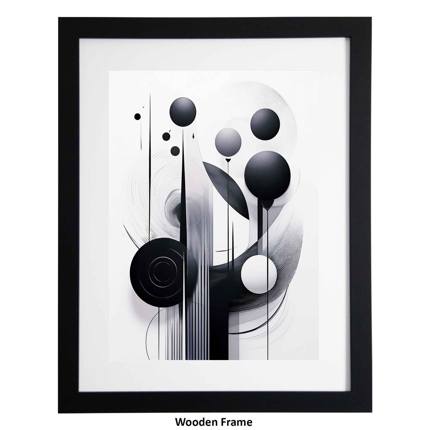 Framed Modern Art Print - Ironwood