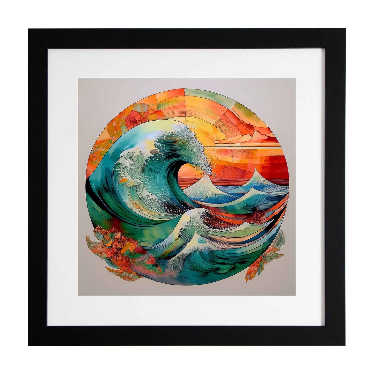 Enerina - Beautiful framed modern art print of a country scene from the Ximago Store