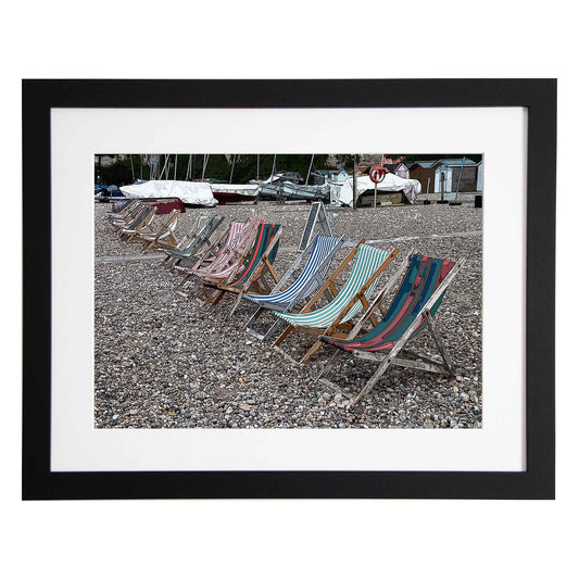 Deckhairs in Beer, a framed modern art print from the Ximago store