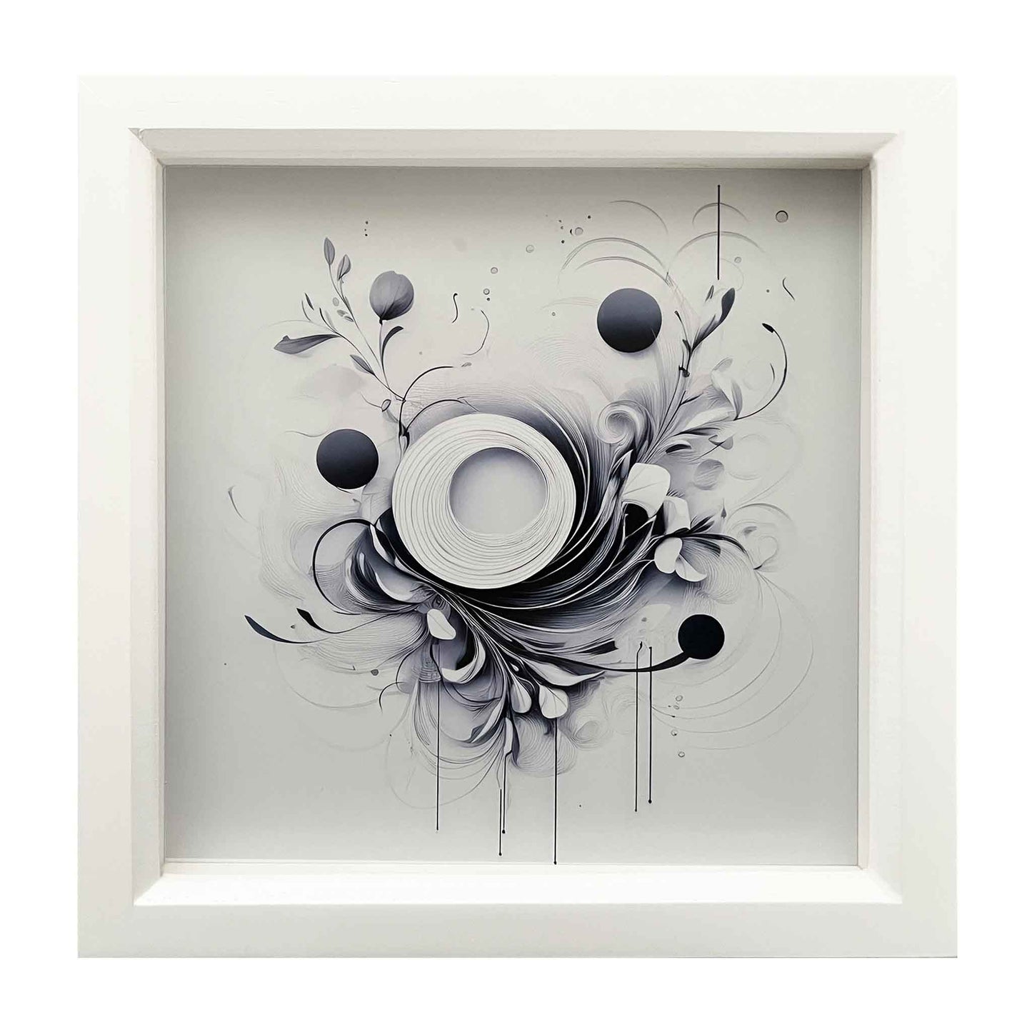 Alexis,  a modern take on a set of flowers in subtle colours- A unique stylish art print from the Ximago store