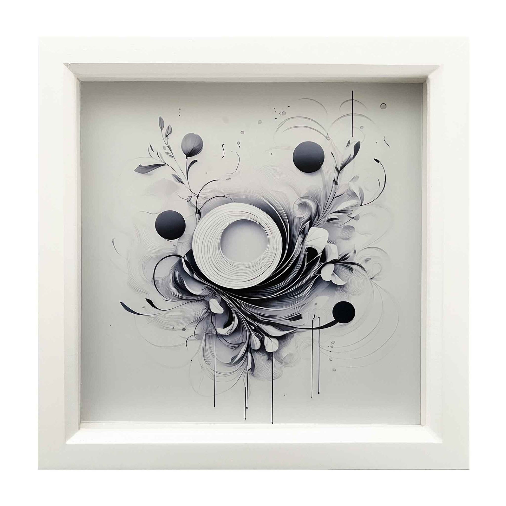 Alexis,  a modern take on a set of flowers in subtle colours- A unique stylish art print from the Ximago store