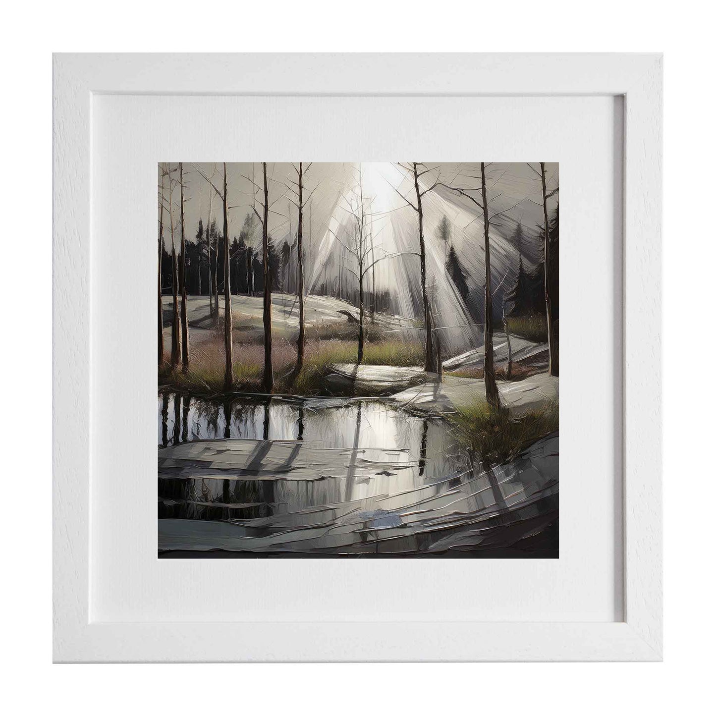 Heddwyn, a forest scene art print from the Ximago store.