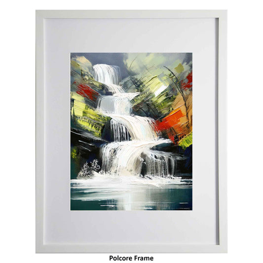 Let it Flow, a framed modern art print from the Ximago store