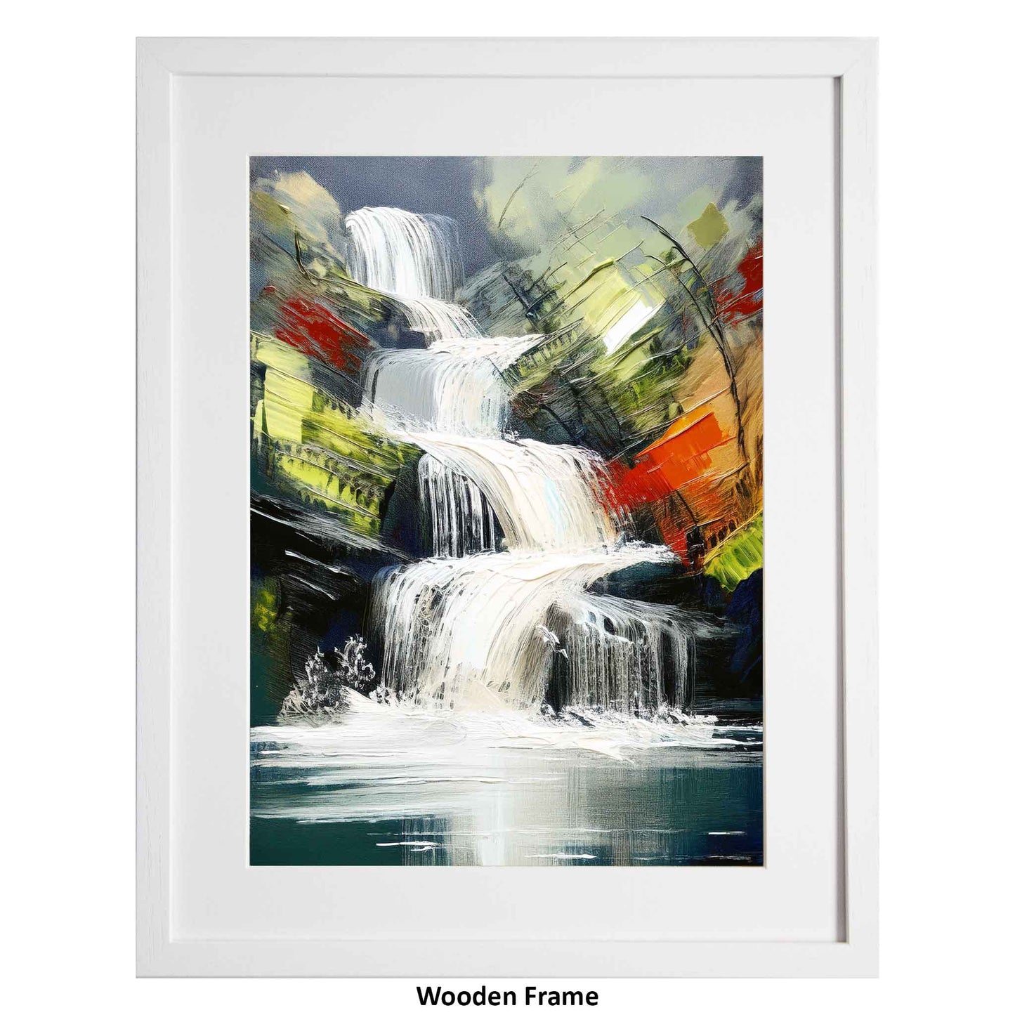 Let it Flow, a framed modern art print from the Ximago store