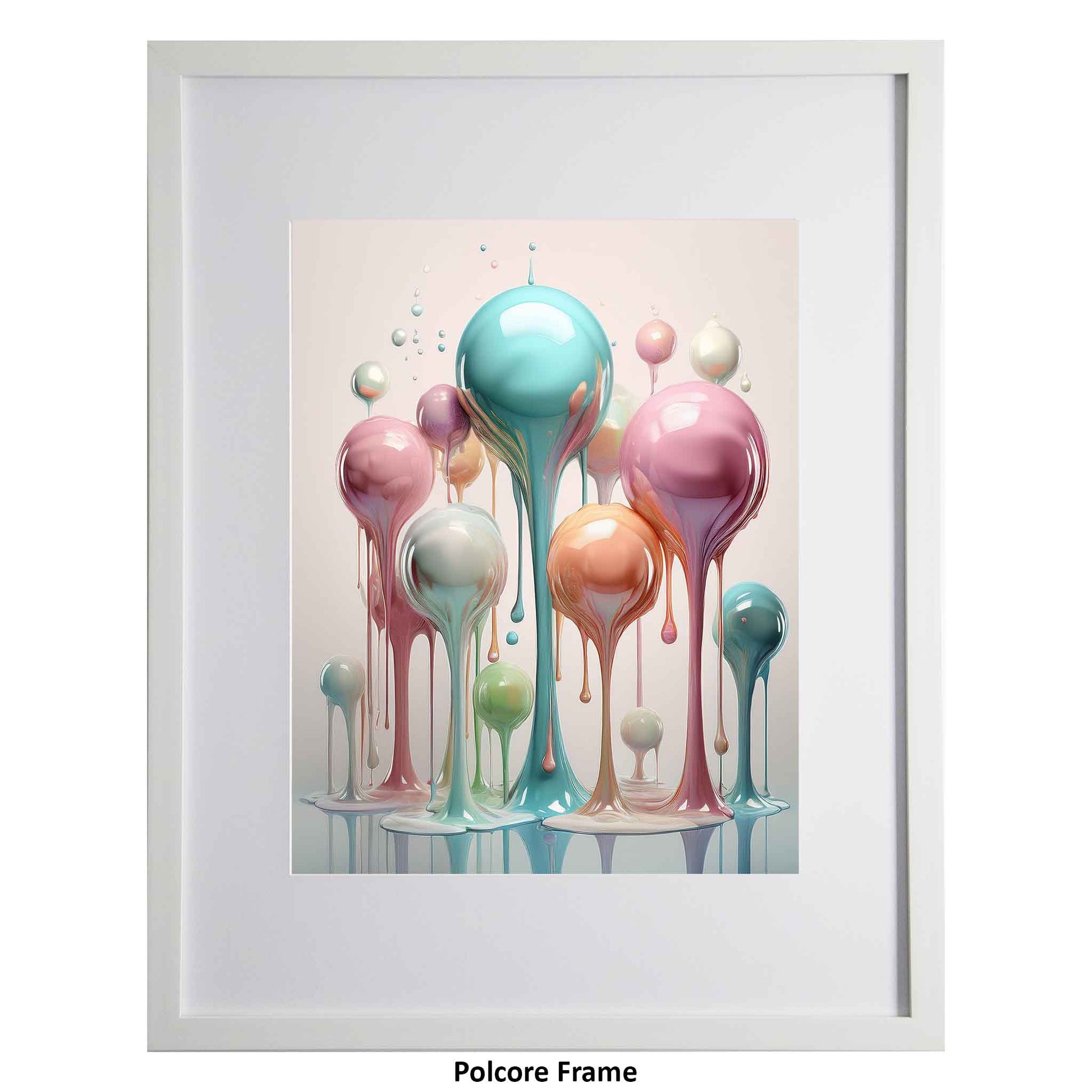 Colour Pops, a framed modern art print from the Ximago store