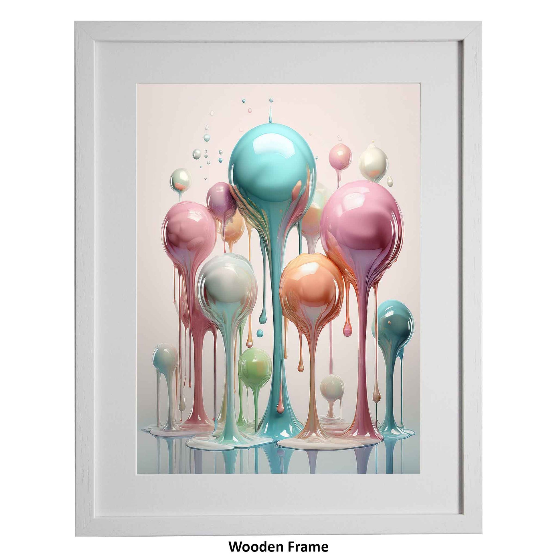 Colour Pops, a framed modern art print from the Ximago store