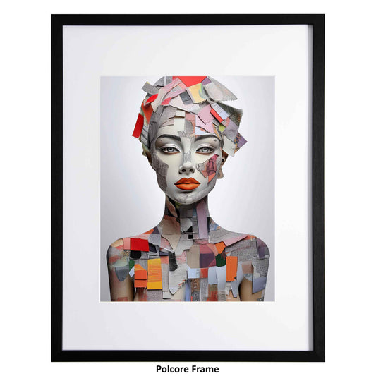In Pieces, a framed modern art print from the Ximago store