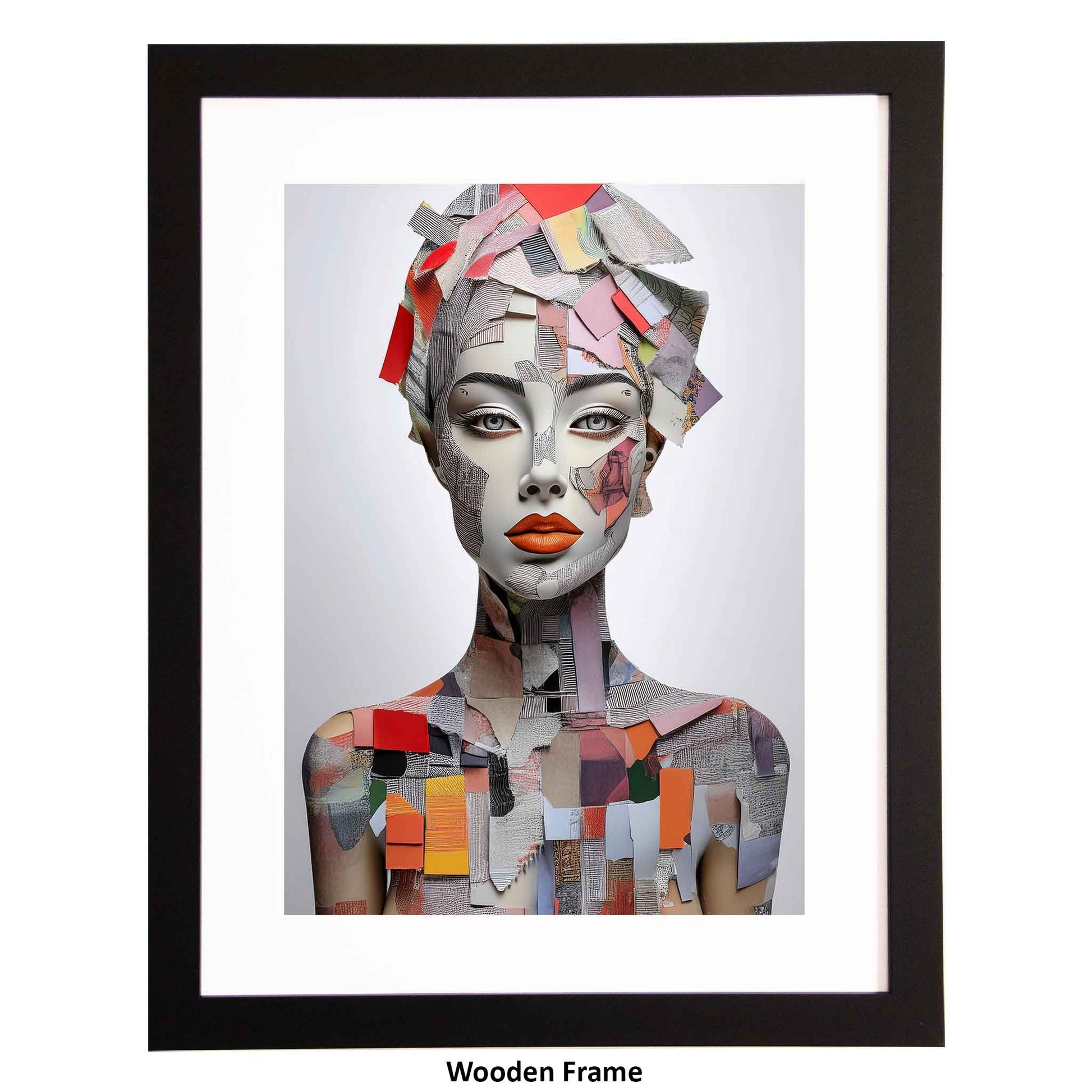 In Pieces, a framed modern art print from the Ximago store