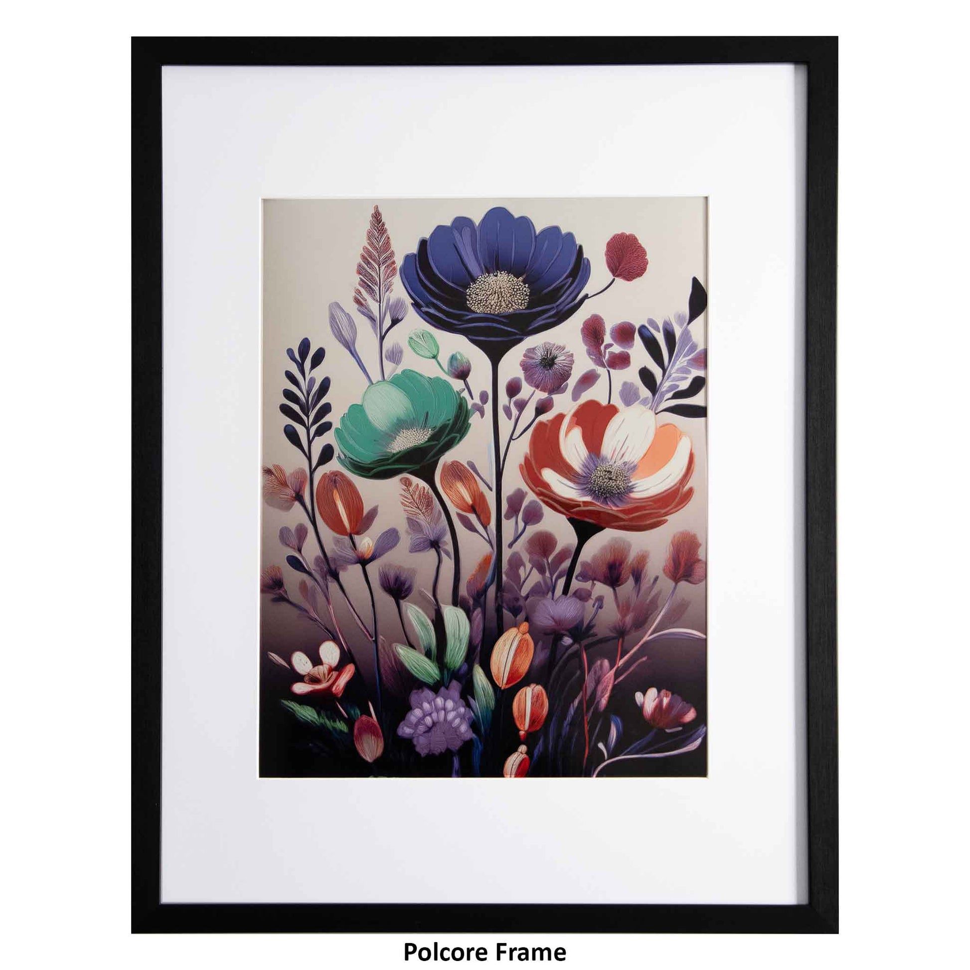 Blooming Lovely, a flowery modern art print from the Ximago store