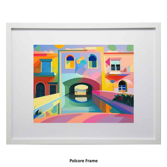 Puerto de Mogán, a modern art print from Ximago