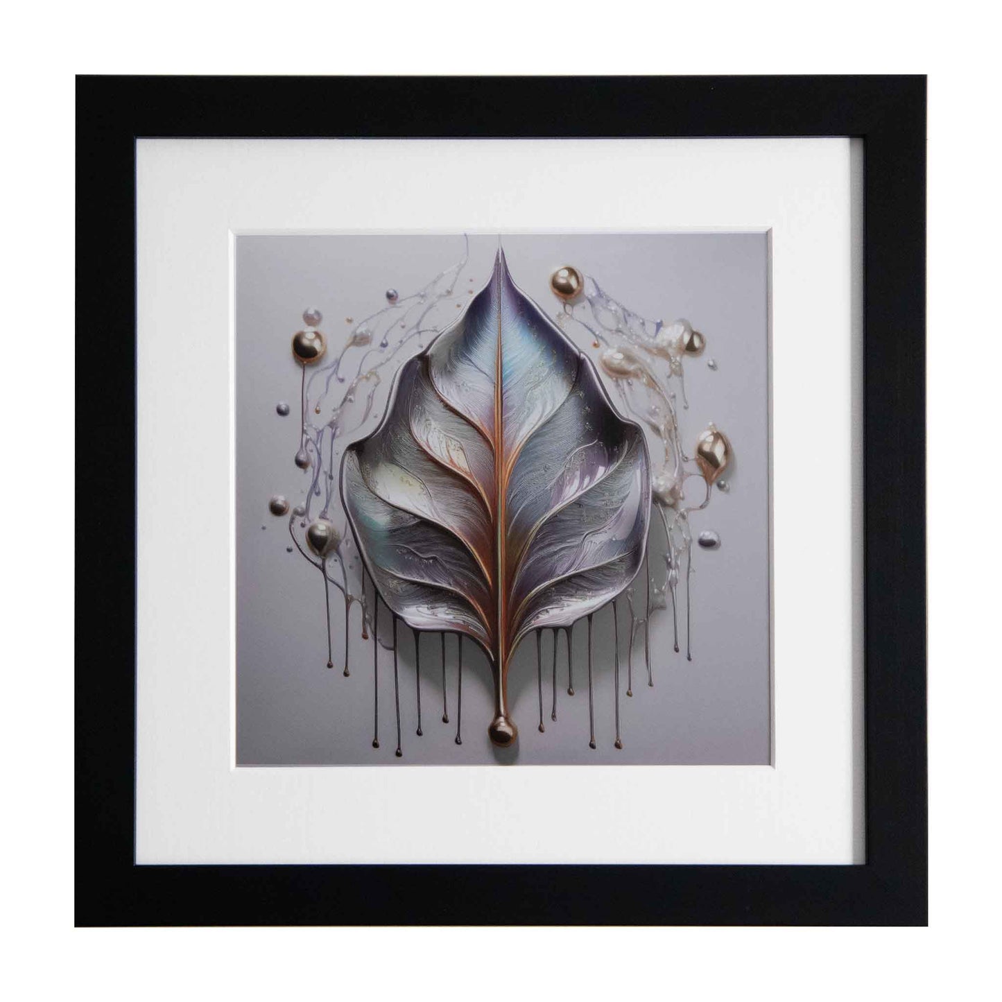 Glamorous Leaf, a framed modern art print from the Ximago store