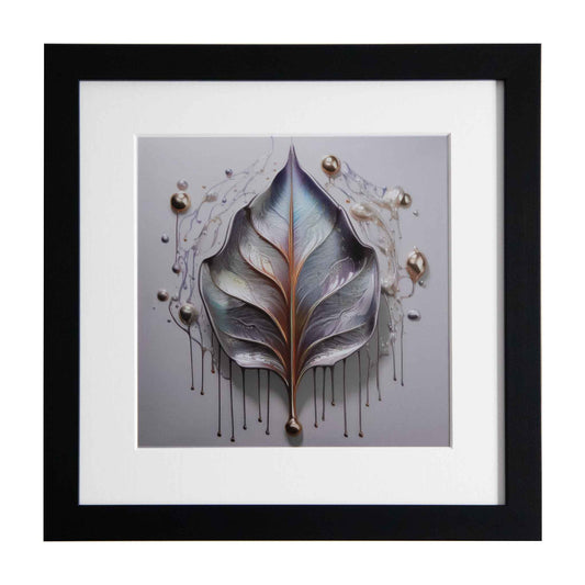 Glamorous Leaf, a framed modern art print from the Ximago store