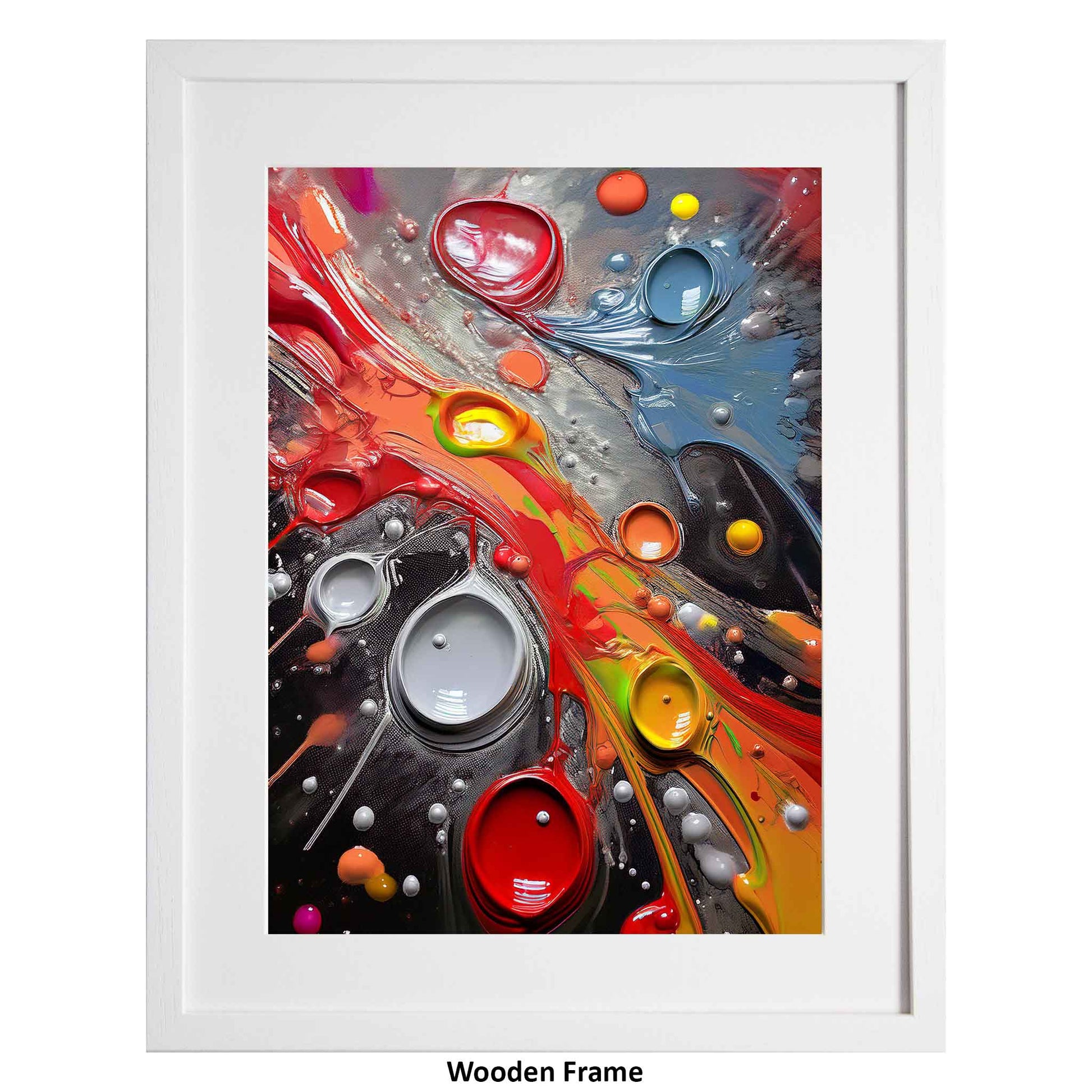 Colour Splash, a framed modern art print from the Ximago store