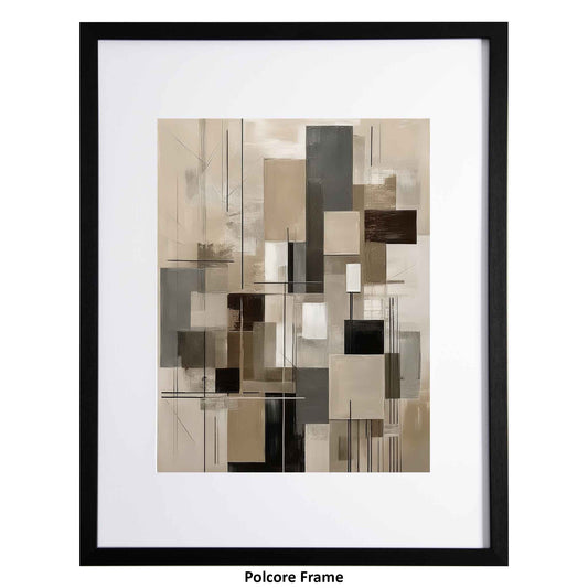 Building Blocks, a framed modern art print from the Ximago store