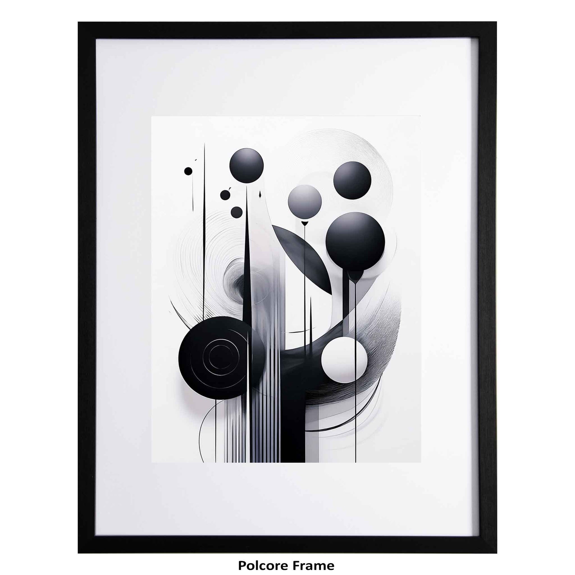 Framed Modern Art Print - Ironwood