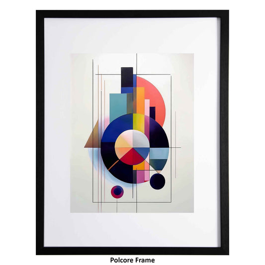 Meurig, bold and colourful modern art pattern from Ximago