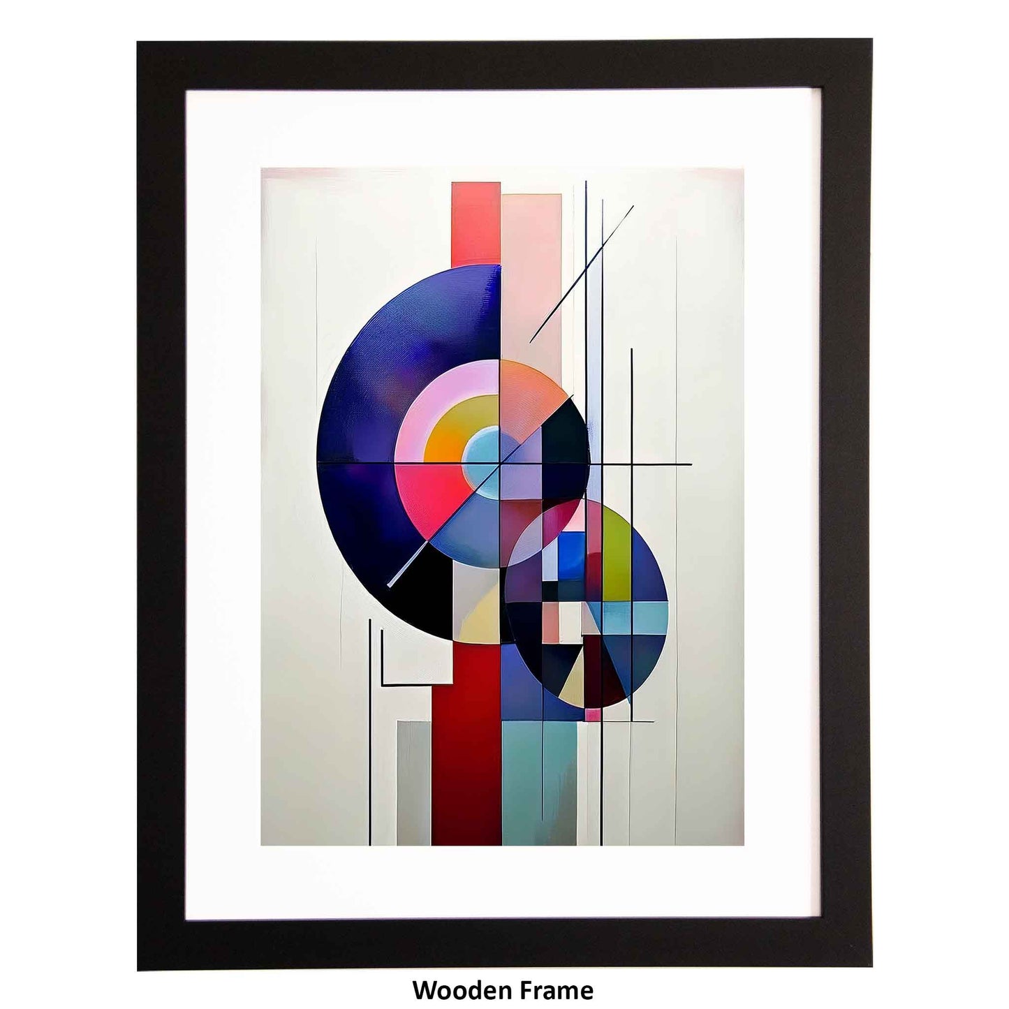Euclid, a colourful, geometrical print from Ximago Store