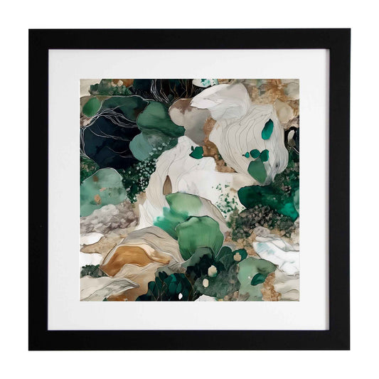 Ceinwen, beautiful green and cream print from the Ximago store.