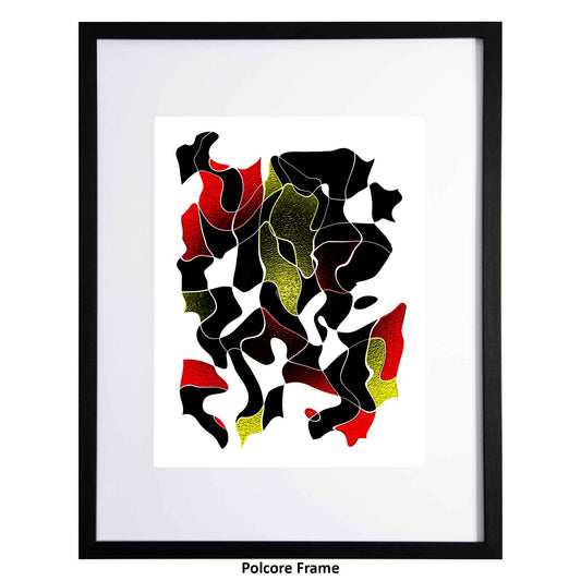 Off the Grid, a framed modern art print from the Ximago store