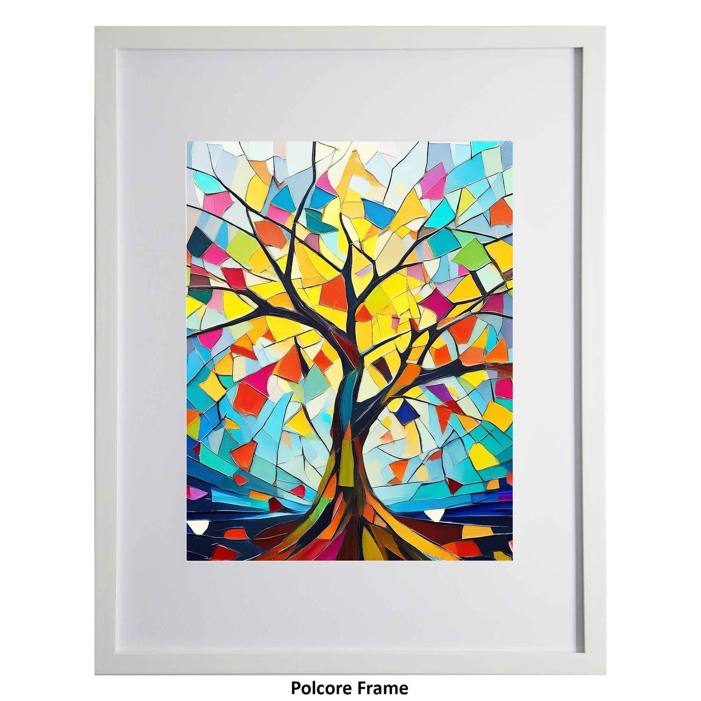 Tree Glass, a framed modern art print from the Ximago store