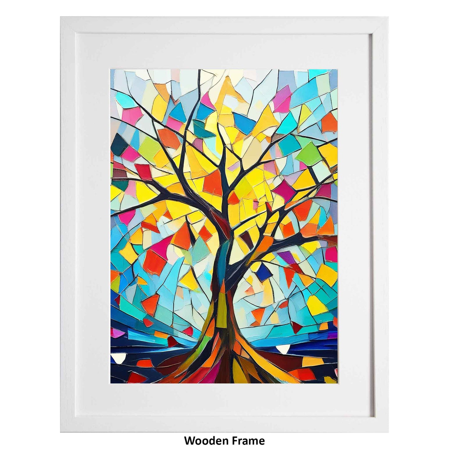 Tree Glass, a framed modern art print from the Ximago store