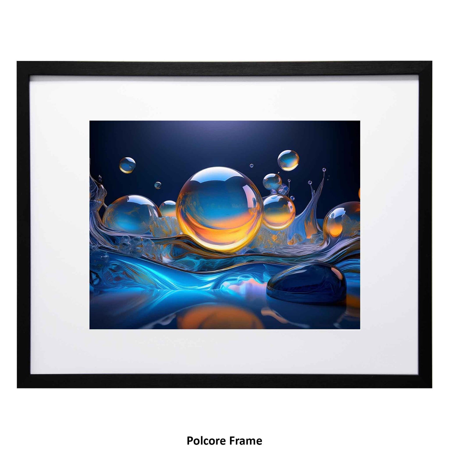 Bubble Bath. a framed modern art print from the Ximago store