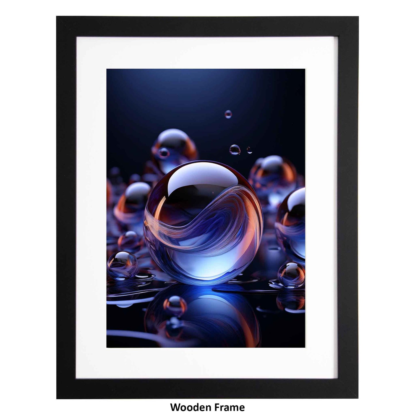 Lost Marbles, a framed modern art print from the Ximago store