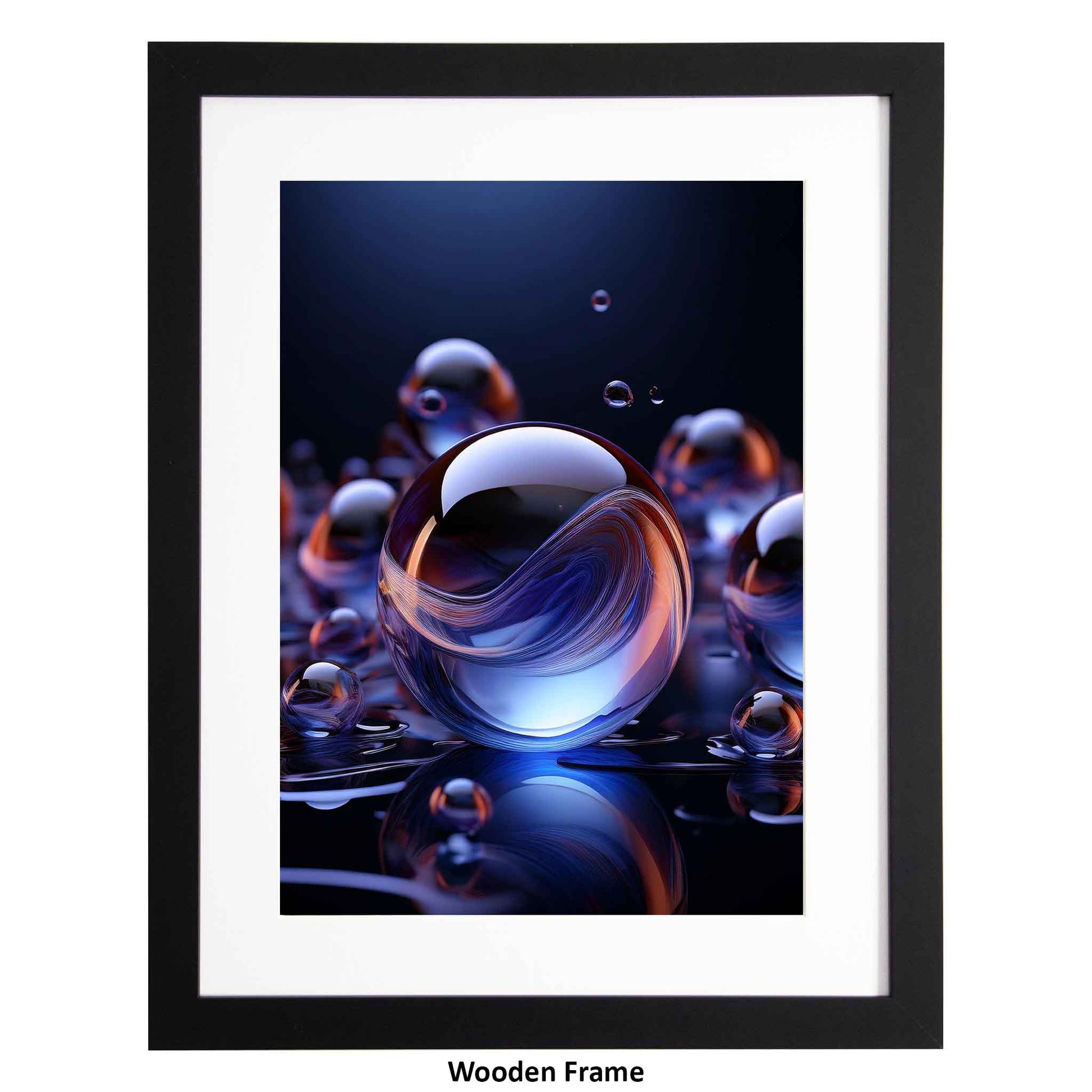 Lost Marbles, a framed modern art print from the Ximago store