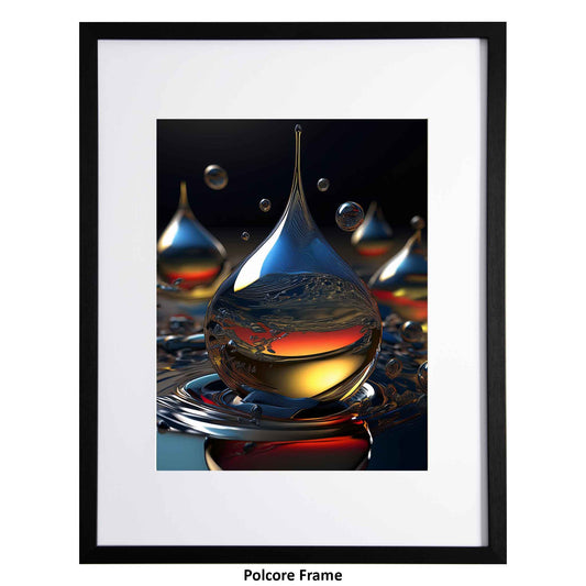 Top Spin, a framed modern art print from the Ximago store