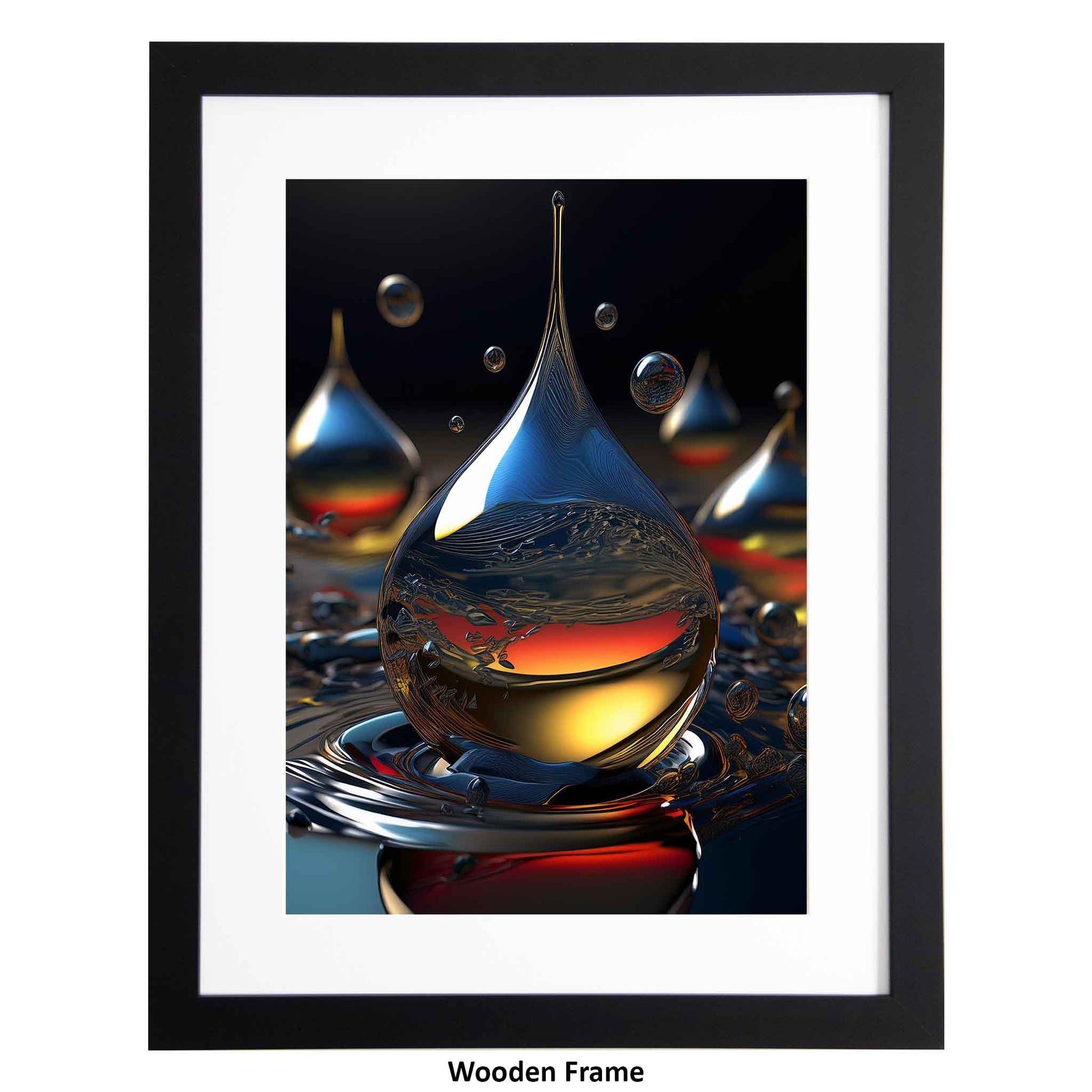 Top Spin, a framed modern art print from the Ximago store